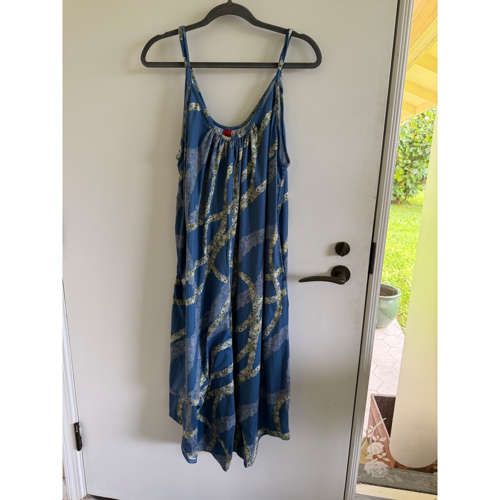 Homegrown lei print wide leg cropped jumpsuit Hawaii lole